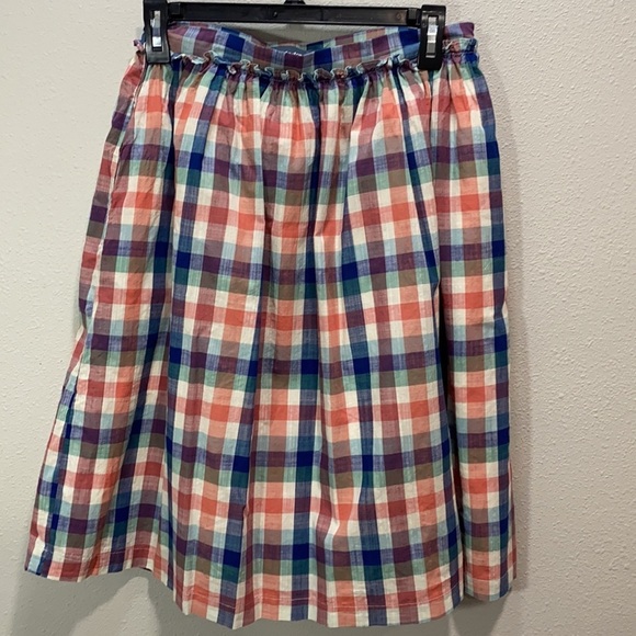 Modcloth Some Saturday Soiree A-Line Skirt plaid midi - Picture 6 of 10